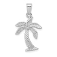 thumbnail image 1 of 14K White Gold Palm Tree Pendant, 1 of 3