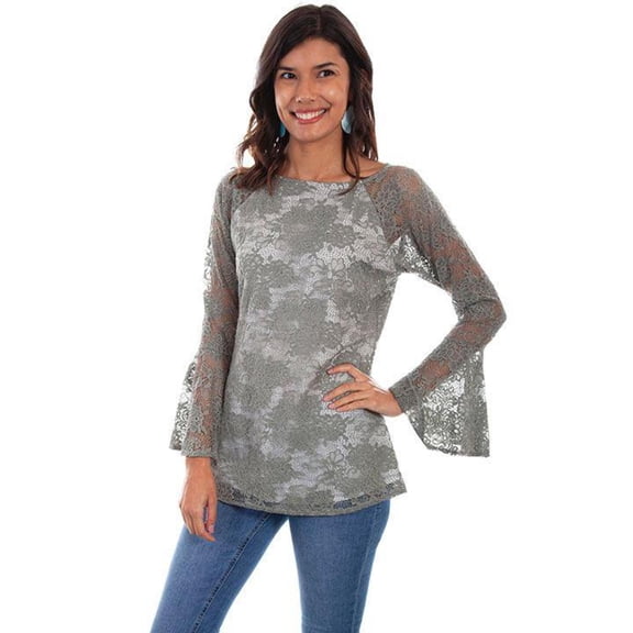 Scully SAGE LINED LACE TUNIC