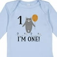 thumbnail image 4 of Inktastic 1st Birthday Woodland Bear 1 Year Old Boys or Girls Long Sleeve Baby Bodysuit, 4 of 5
