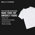 thumbnail image 7 of BELLA+CANVAS Youth Short Sleeve Personalized T-Shirt, Create Your Own Designs, Red, Youth Large, Unisex, 7 of 7