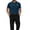 Dark Blue, variant on Mens Polo Shirts Casual Relaxed Fit Button Down Polo Tee Stretch Quick Drying Soft T-Shirt Mens Everyday Wear Navy Size L