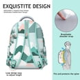 thumbnail image 5 of Student Laptop Daypack with Hawaii Tropical Wind Palm Leaves: Perfect Gift, Durable Lightweight Backpack for High School, College, Large Capacity Campus Commute, 5 of 6