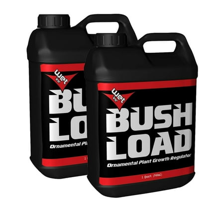 Bush Load (2 Pack) - 1 Liter (1L) Bushload Plant Growth Regulator Halt Grow by General