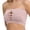 Light Pink, variant on HXWCHs Strapless Bras for Women Hollow Out No- Bandeau Push Up Wireless | Breathable Seamless No Underwire Tube Top Bra Size: L Black