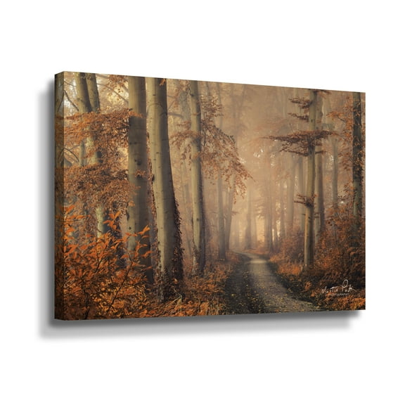 Artwall Brown Beauty, Gallery Wrapped Canvas by Martin Podt