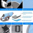 thumbnail image 2 of Dog Cooling Vest Breathable Mesh Dog Jacket Summer Cool and Comfortable Dog Coat Adjustable with Reflective Strip Pet Clothes Suitable for Large Medium and Small Dogs (Blue,M), 2 of 7
