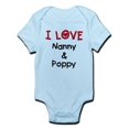 thumbnail image 1 of CafePress - I Love Nanny And Poppy Infant Bodysuit - Baby Light Bodysuit, 1 of 1