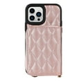 thumbnail image 5 of Mantto Wallet Case for iPhone 13 Pro Max, Shockproof  Detachable Wrist Strap with Shoulder Strap Zipper Purse Leather Case Cover,Rosegold, 5 of 8
