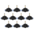 thumbnail image 1 of 10 Pcs Quick Connector 6mm Pneumatic Air  Valve, Quick Connection for Air Piping, Easy Installation, Elliptical Release  Design for Disassembly, 1 of 8