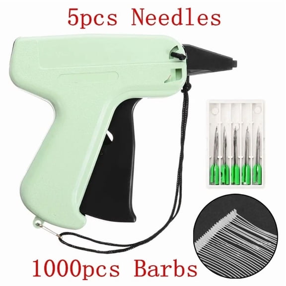 Clothing Price Label Tagging Tag Gun With 1000 Barbs   5 Needles