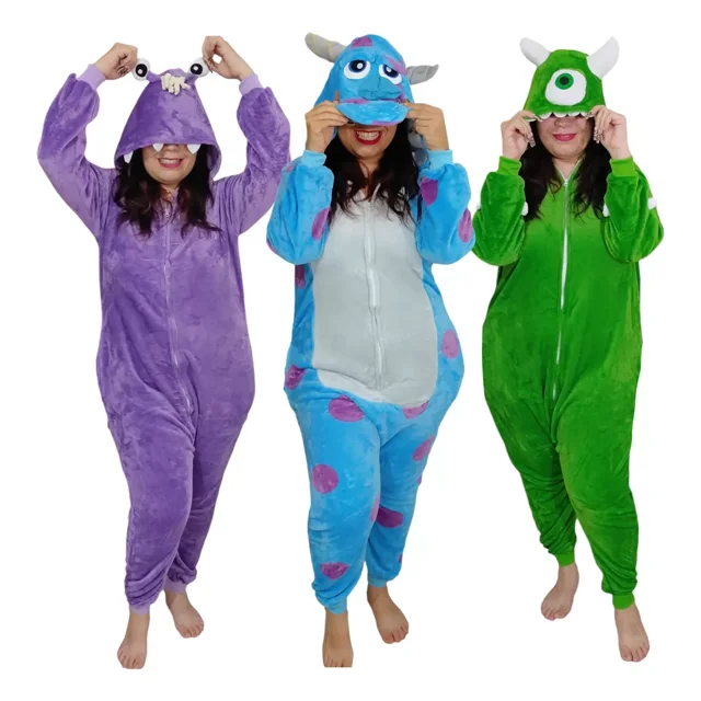 Kigurumi Boo Monster Pijama Mameluco Disfraz Adulto Niño