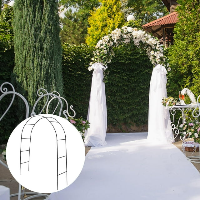SHOWERORO 1 Set Garden Metal Arch Iron Wedding Decoration For Event Planners