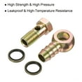 thumbnail image 4 of Uxcell 15mm Barb M14x1.5 Male Thread Hose Pipe Fitting Elbow Carbon Steel Adapter 2 Pack, 4 of 5