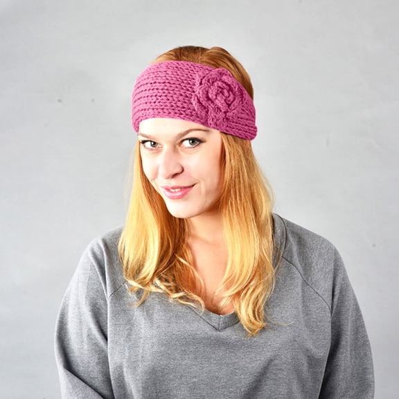 CEHVOM Women's Hair Accessories Elastic Knit Warmth Sports Hair Band Sweet