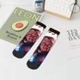 thumbnail image 6 of Saiise Chucky Funny Socks Men Women Adults Novelty Graphic Crew Tube Socks Crazy Design Casual Dress Socks for Sports,Running,Travel, 6 of 7