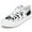 Floral Black #A, variant on Women's Canvas Shoes Lace up Flat Sneakers Comfort Casual Walking Shoes School Shoe