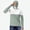 A13 Mint Green, variant on Xdegoge Men's Fishing Hoodie Color Block Long Sleeve Sun Protection Shirt with Built-in Face Mask Rash Guard Top UPF 50 Hiking Outdoor Performance Beachwear