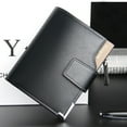 thumbnail image 1 of serony Men Wallets Card Holder Short Coin Pocket Zipper Purse Wallet Large Capacity Safe Multi-Function For Business Male Coffee Color, 1 of 9