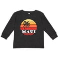 thumbnail image 3 of Inktastic Maui Hawaii Vacation Boys or Girls Long Sleeve Toddler T-Shirt, 3 of 5