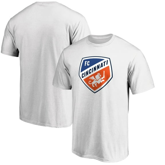Men's White FC Cincinnati Logo T-Shirt