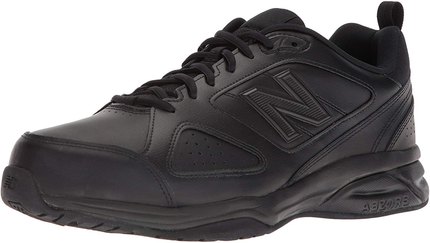 New Balance Men's MX623v3 Casual Comfort Training Shoe, Black Leather, 12 W US | Walmart Canada