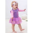 thumbnail image 3 of WIBACKER 3-18M Infant Baby Girls Princess Romper Onesie Dress Bodysuit with Headband Toddler Christmas Halloween Birthday Dresses, 3 of 12