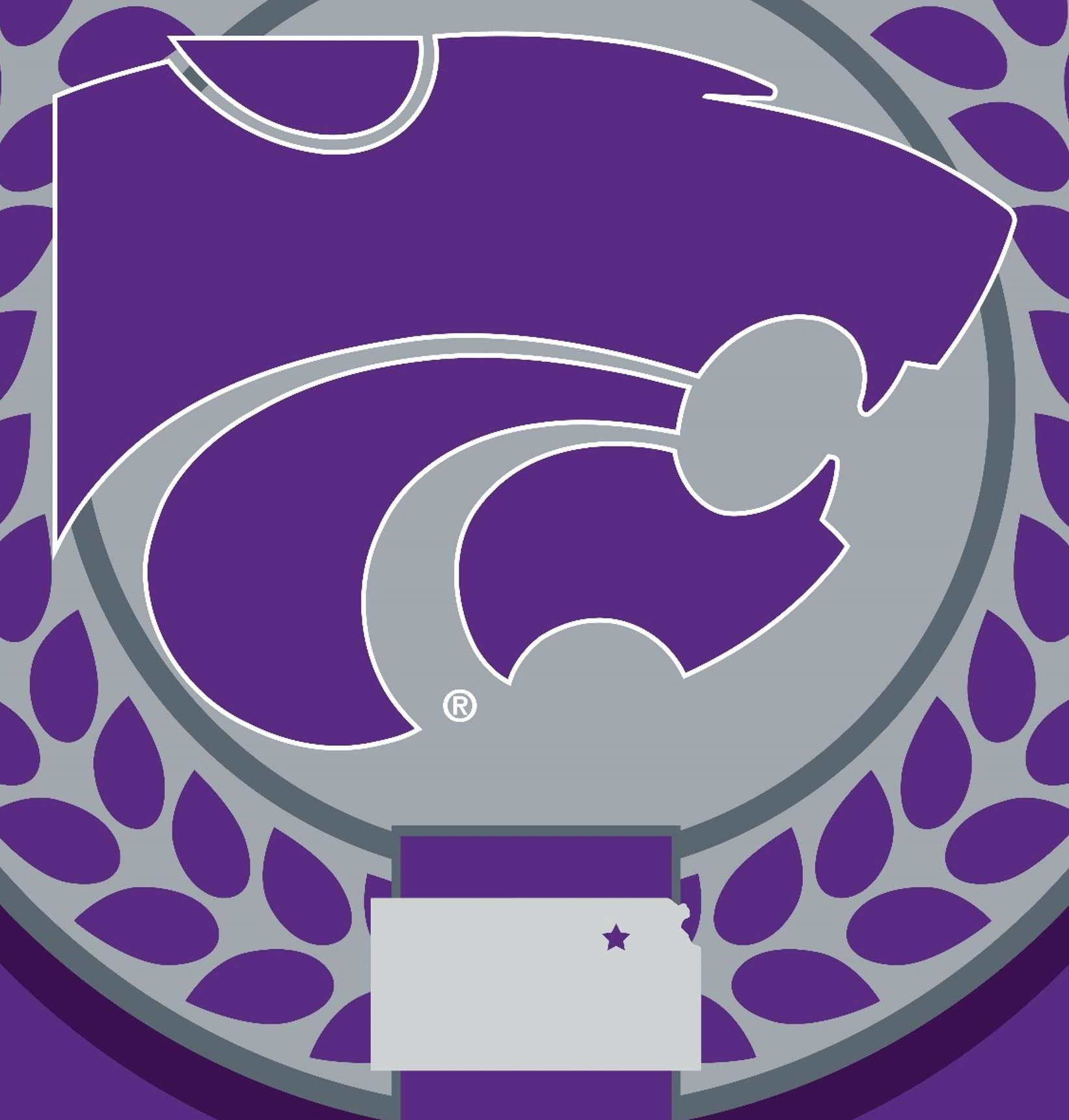 Kansas State NCAA Apex Silk Touch Sherpa Throw 50x60 inches