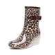 thumbnail image 2 of Hebilla Cremallera lateral Tacón alto Transparente Tubo medio Tacón de cuña Mujer Botas de lluvia Wmkox8yii  ghj413, 2 of 9