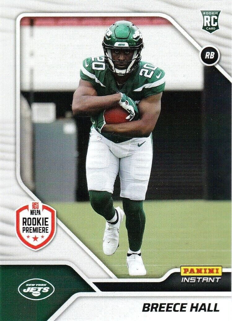 NFL 2022 Instant RPS First Look Football Breece Hall Trading Card