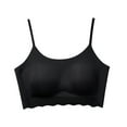 thumbnail image 5 of IROINNID Clearance Plus Size Sports Bras for Women Push Up Bra One-Piece Sports No-trace Yoga Seamless Underwear Sleeping Bra,Black, 5 of 6
