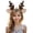 Brown, variant on Wdgfv Reindeer Anlters Headband, Deer Ears Headbands for Women, Christmas Party Headwear, Festival Accessories M