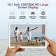 thumbnail image 3 of Android 14 Tablet 2024 Newest Tablets, 10 inch Tablet (4+4)GB RAM 64GB ROM 1TB Expand, 2 in 1 Tablet with Keyboard, Case, Stylus, Octa-Core Tablet PC, WiFi 6, Bluetooth,13MP+5MP Dual Camera (Silver), 3 of 5