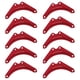 thumbnail image 5 of 10 láminas de fijación de refuerzo para escalera de tijera, fijación universal, triángulo resistente Rojo, 5 of 9