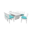 thumbnail image 2 of Table de Salle à Manger Patio Rectangulaire Monaco avec 8 Chaises Sans Bras, 2 of 2