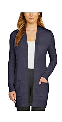 Matty M Ladies' Cardigan (Heather Navy 