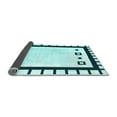 thumbnail image 2 of Ahgly Company Indoor Square Abstract Light Blue Contemporary Area Rugs, 6' Square, 2 of 4