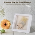 thumbnail image 2 of 10 PCS DIY Shadow Box Frames, 5.6 in Small Square Shadow Boxes for Displaying Dried Flowers, White 3D Floating Frames for Craft Projects, Picture Frames for Home Decor DIY Favors, 2 of 5