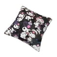 thumbnail image 6 of Kuromi and My Melody Throw Pillow Cover Decoration Pillow Case Cushion for Home Sofa Couch 24"x24", 6 of 7