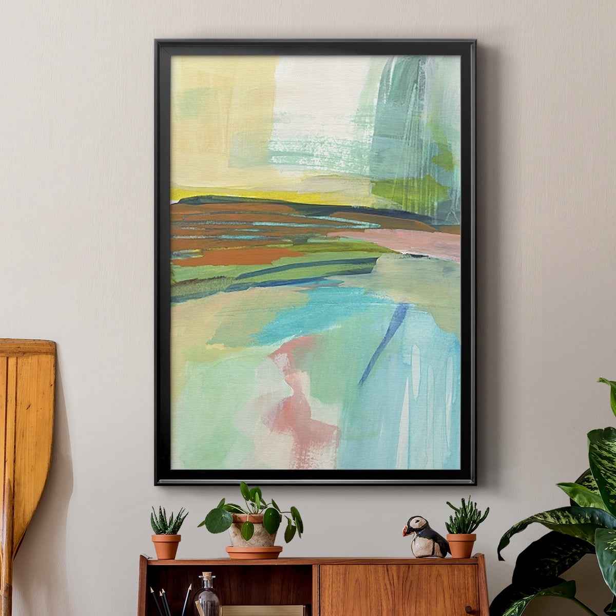 Radiant Horizon IV Premium Framed Print, in Gold, Black, or Silver - Ready to Hang