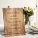 thumbnail image 5 of Decoración de bodas Letrero de bienvenida de madera Adorno de tablero de mensajes 28x21cm artesanía de madera natural para decoración de hogares y eventos, 5 of 7