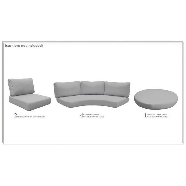 TK Classics Housse en Gris pour FLORENCE-11b