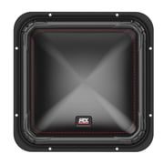 MTX TERMINATOR 500-Watt RMS 2Ω Mono Block Class D Amplifier and MTX Audio S6512-44 S65-Series Square 12 500W RMS Dual 4-Ohm Subwoofer