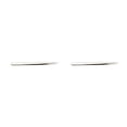 thumbnail image 3 of Vogacara Pinzas para pestañas, pinzas para cejas de punta recta antiestática de acero inoxidable, suministros para pestañas resistentes al once 2piezas, 3 of 6