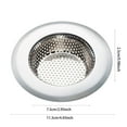 Guibest Stainless Steel Large Wide Filter For Kitchen Drains Spa for
