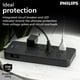 thumbnail image 4 of Protector contra sobretensiones Philips SPP3813B/37, 12 salidas 3500J, negro, 4 of 7