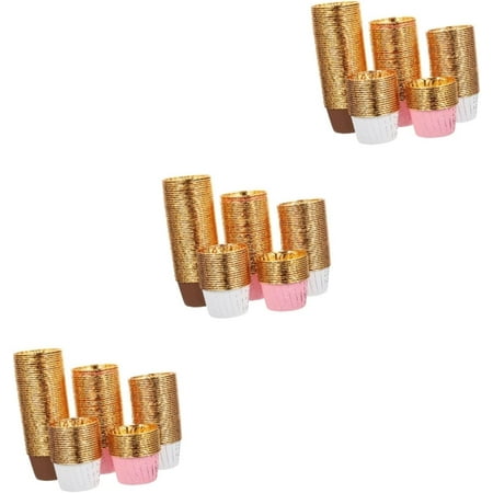 450 Pcs Cake Cup Cheesecake Cups Mini Cake Stand Wedding Cake Stands Reusable Dessert Cups Ramekins with Lids Disposable Cupcake Liner Foil Muffin Baking Cups Cupcake Baking Cups