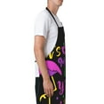 thumbnail image 3 of Naloa Mardi Gras with Flamingo Apron Kitchen Aprons with Pockets for Women Men Chef, 3 of 8