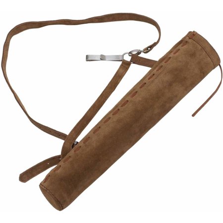 Side and Back Arrow Quiver by October Mountain Products, Brown Suede