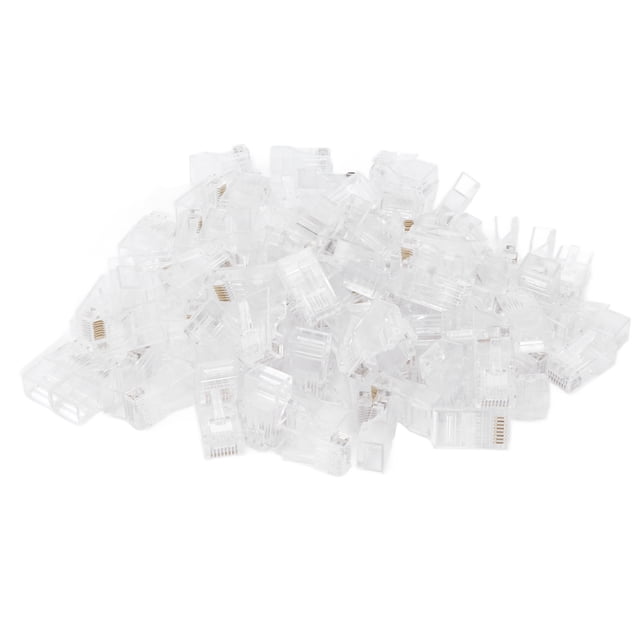 Acoplador Ethernet, 100 piezas TF2005A 8P8C RJ45 Conector Ethernet Extremo de engarzado Ethernet Construido para durar