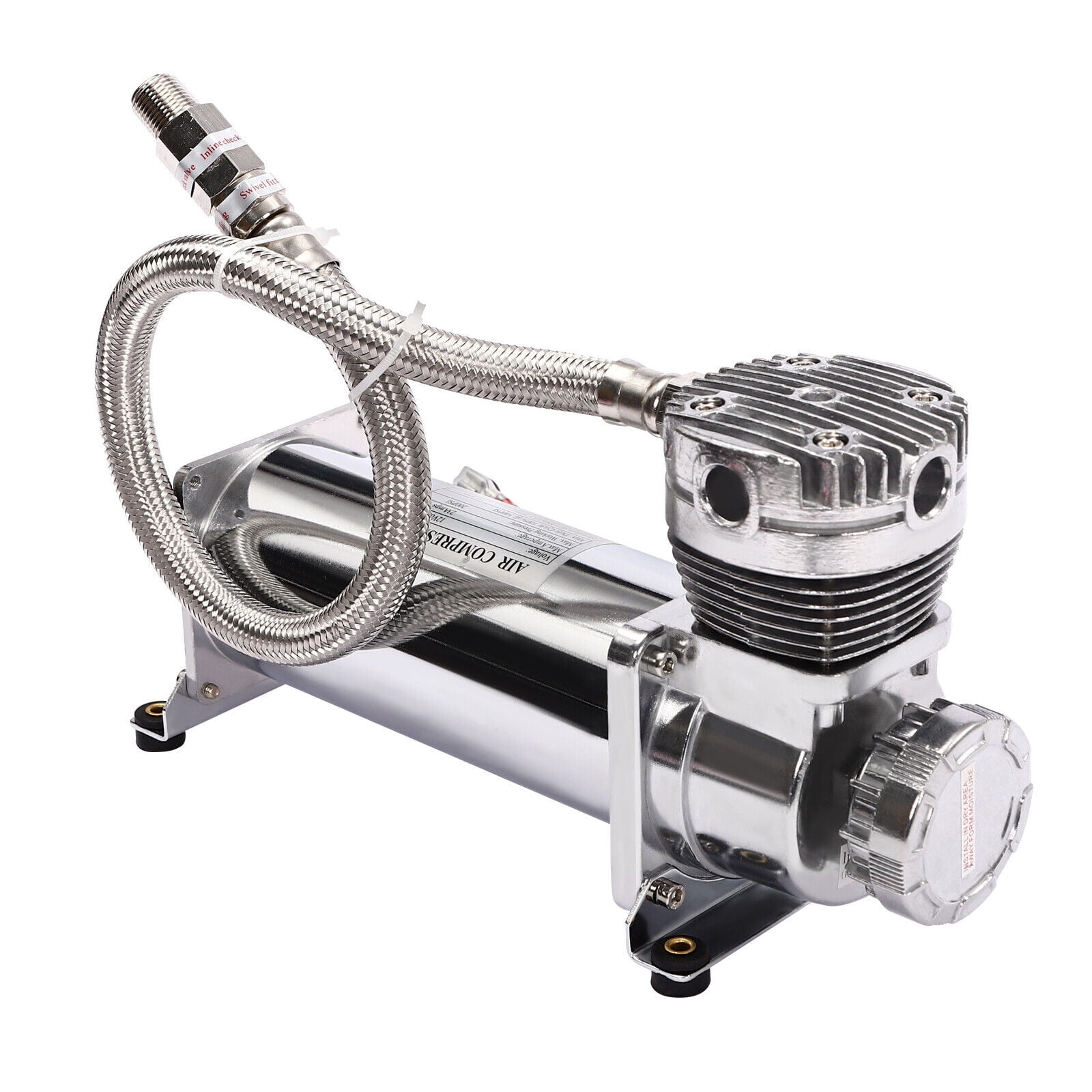 200PSI Air Compressor Kit, Air Ride Suspension Compressor, Heavy Duty Air Compressor 12V Power Input Plug